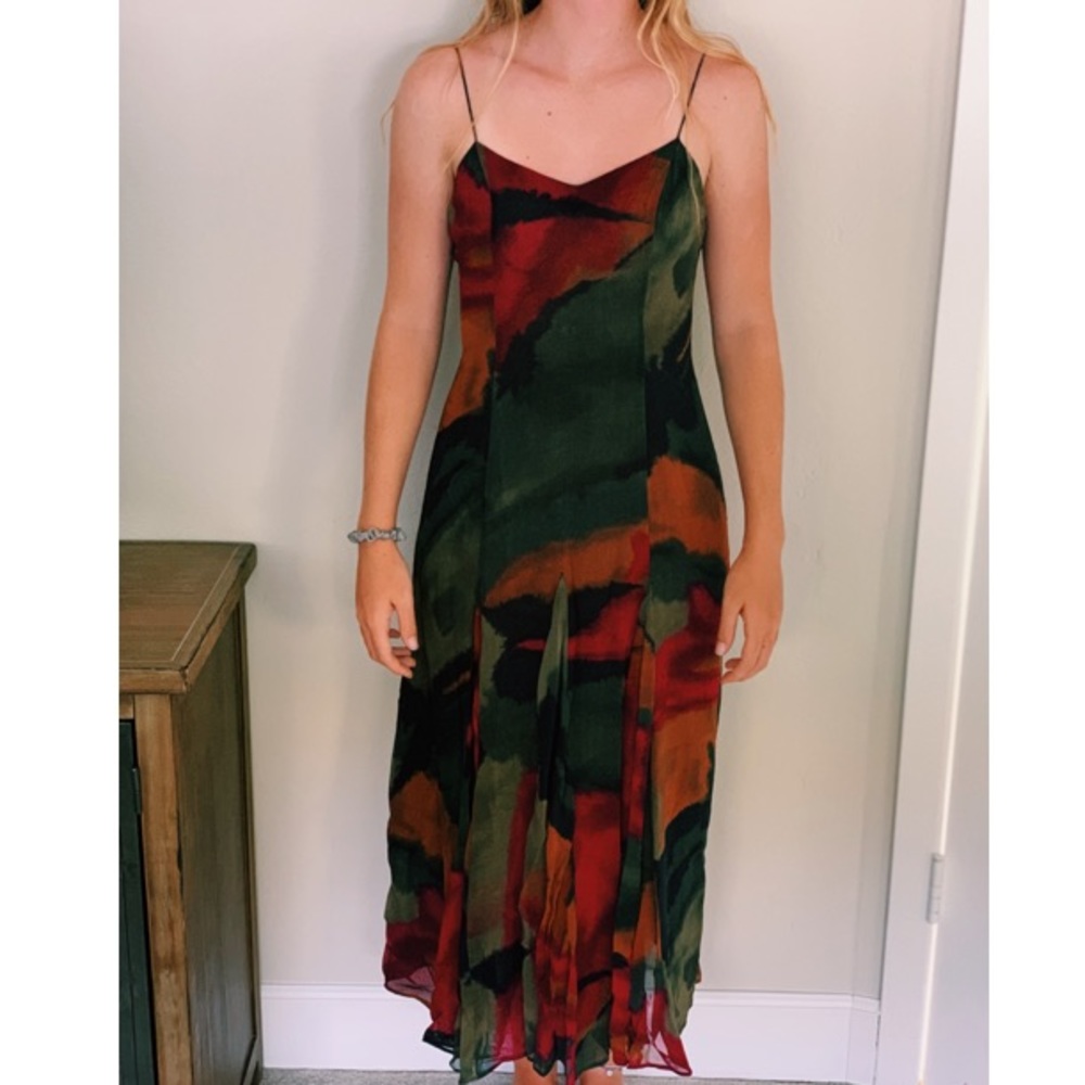 Vintage Christine Albers 100% Silk dress